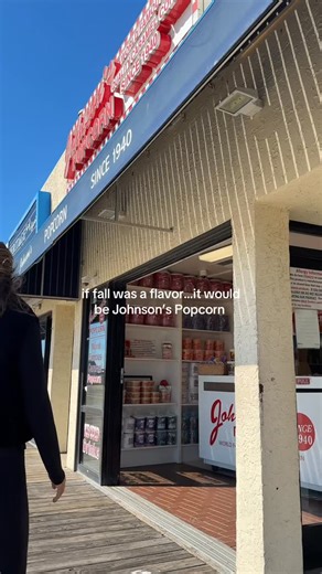 1K views · 78 reactions | The scent of caramel in the air? That’s Johnson’s Popcorn. Always has been. Order your fall tub online or stop by the boardwalk and taste the season  #ocnj #oceancity #boardwalk #memories #jerseyshore #fall #ocnjboardwalk #popcorn #reels #fallflavors #caramel #jerseyshore #eventfavors | Johnson's Popcorn, Inc. | Facebook