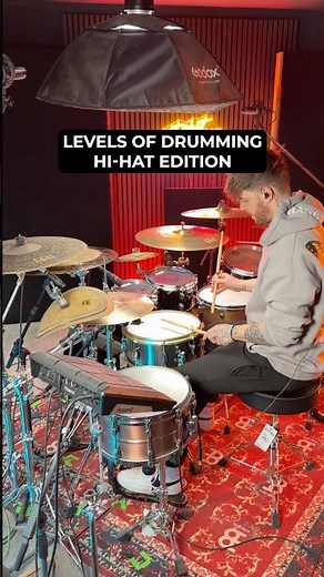 Levels of Drumming (Hi-Hat Edition) 🥁