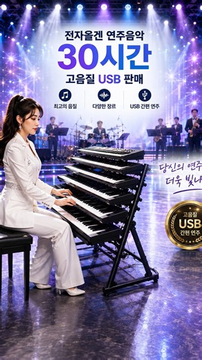 전자올겐연주 30시간 고음질 판매 Electronic Organ Live Music