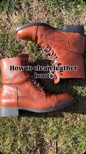QUEEN CITY VINTAGE📍BVT on Instagram: "Beginners guide to conditioning leather at home in 2 easy steps 👢 CLEAN🧽 I used Leather CPR & a microfiber cloth CONDITION 🧴Leather CPR (or Leather Honey is another favorite) You can go on from here to buff, treat, weather proof & so on but in two pretty easy steps you can bring your boots back to life ✨ #howto #howtocleanleatherbag #howtoclean #vintageleather #leatherboots #sustainable #sustainablelifestyle #ootd #thrifthaul #vermontbyvermonters"