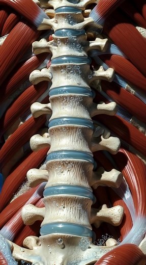 That cracking sound in your back usually comes from tiny joints along your spine. Each spinal joint contains fluid that allows smooth movement between vertebrae. When the joint stretches, gas bubbles inside the fluid collapse suddenly, creating the cracking sound. That’s why stretching your back can sometimes feel like releasing pressure inside the spine. #backcrack #spinehealth #bodymechanics #anatomyeducation #scienceexplained