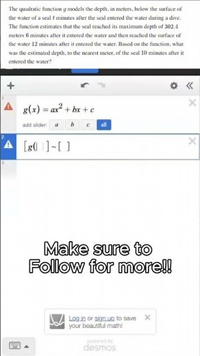 The SAT problem everyone gets wrong (Desmos trick) #SAT #MathHacks #TestPrep