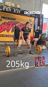 Emma Hall deadlifts 205kg | ProRaw Powerlifting