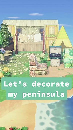 Springcore Peninsula Decoration Ideas | Animal Crossing New Horizons