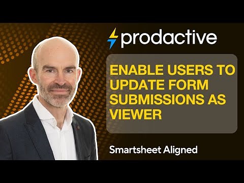 Smartsheet demo enabling users to update form submissions without accessing the data sheet
