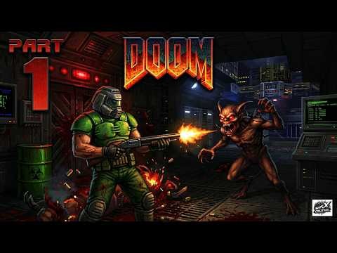 Facing the Demon Hordes in Classic DOOM! | DOOM PART 1 | CRAZY ROX