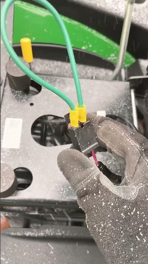 DIY hack for disabling the seat safety switch on a John Deere 1025r