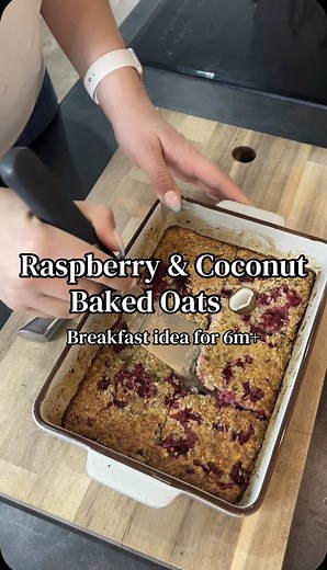 Easy Baked Oats for Baby & Toddler