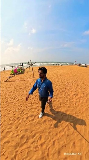 Exploring the stunning Mount Lavinia Beach in Colombo, Sri Lanka! 🌊✨ The waves, the golden sands.