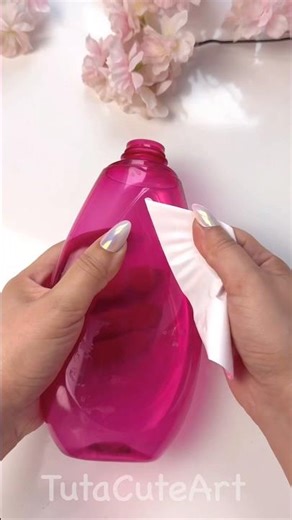 DIY Elegant Floral Vintage Vase 💕