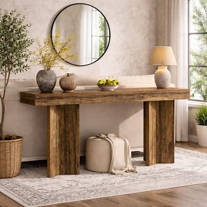 Rustic Wood Console Table Entryway Sofa Table Farmhouse Hallway Accent Table Modern Narrow Storage Table - Etsy