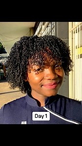 Day one vs Day twenty of the natural curl set. Pictures not doing justice to how yummy the hair still looks. A fantastic wake up shake and go low maintenance style that allows your hair to flourish! Maintain your wash n using any of our hydrosol floral waters or Hair Milk as needed. Avoid handling or manipulating the hair unnecessarily. 0778435286 Strathaven or 0777879373 Avondale | Afrokink Hair & Beauty Salon