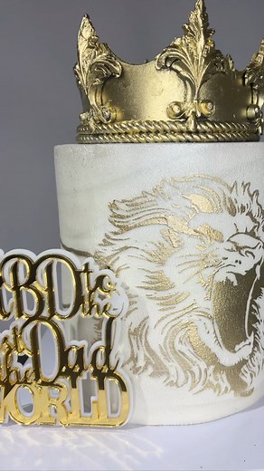 To the king man… from his queen!! This cake was such a joy to make .. from our day 1s! | P&J’s Bakery Co