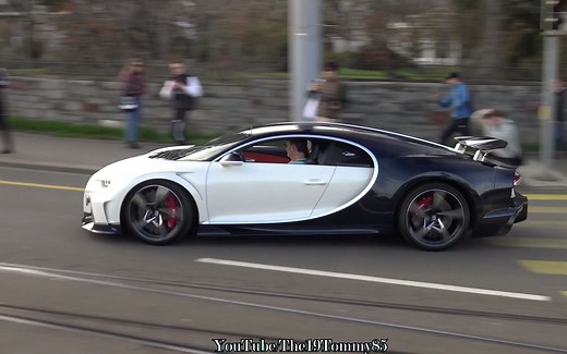 布加迪Chiron Super Sport 合集（听听W16发动机的点火和加速声浪）