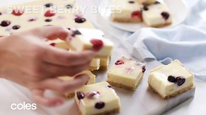 Condensed milk. Cheesecake. Slice. 😲 Full recipe: https://bit.ly/2WCMx4D #coles | Taste.com.au