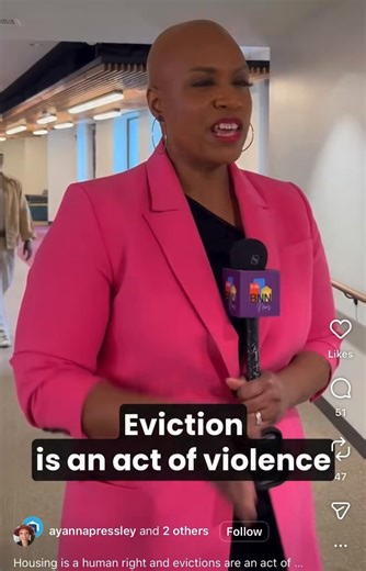 Ayanna Pressley claims "eviction is an act of violence" as she brings a federal bill to help renters not get kicked out for non-payment.Democrats want to see the abolition of private property and for America to be a nation of renters.