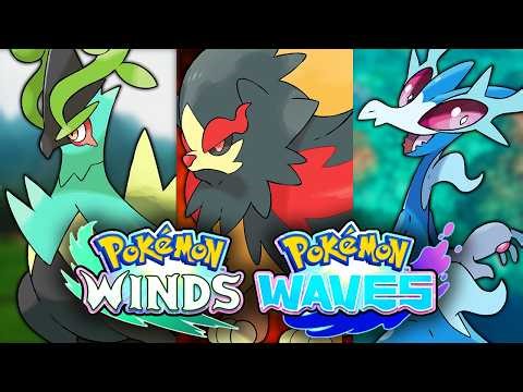 Pokémon Winds and Waves Starter Evolutions?!