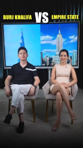 Comparing the two powerful buildings on the States and The United Arab Emirates. Height – Burj Khalifa: 828 m | Empire State: 443 m Floors – Burj Khalifa: 163 | Empire State: 102 Year Built – Burj Khalifa: 2010 | Empire State: 1931 Construction Time – Burj: 6 yrs | Empire: 13 months Cost (today’s value) – Burj: $1.5 B | Empire: $600 M Symbolism – Burj: Modern Power | Empire: Historic Pride #empirebuilding #empirestate #burjkhalifa #burjkhalifadubai🇦🇪❤️ | Adilet Chynystanov