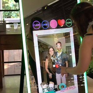 Buy the Mirror Air Booth and rent it out at events for a fast return on investment with your own top-of-the-line business. https://fotomasterltd.net/products/ | Foto Master