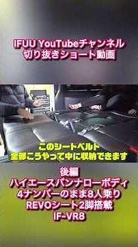 [Part 2: 8-Passenger HiAce with Class 4 Plates] Introducing the IF-VR8 Structural Modification: F...