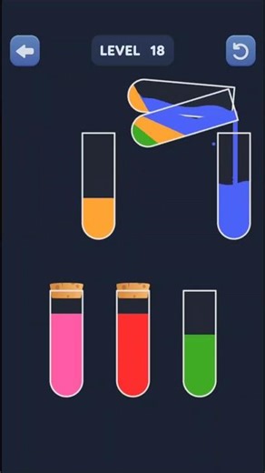 Water Sort Puzzle 🧪 18 #watersortpuzzle