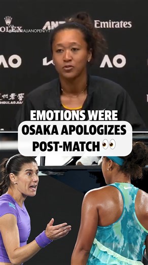 Naomi Osaka apologizes for her on-court interview after a tense post-match exchange with Sorana Cirstea 🎾 | Yahoo Sports