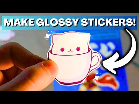 How To Make Glossy Printable Vinyl Stickers