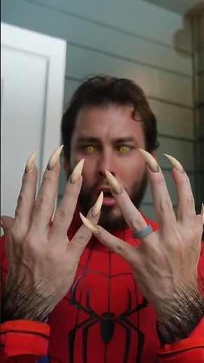 The Hall Family - Corey's Spider-Man Werewolf Transformation