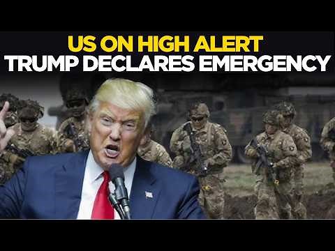 Trump LIVE: US On High Alert? Trump Issues Urgent Warning | Trump's Emergency Announcement LIVE