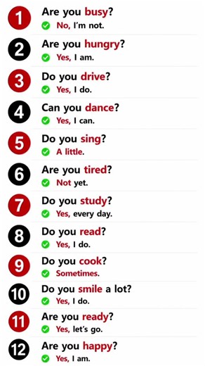 Basic English Questions Everyone Should Know | Practice English Every DayEnglish Q&A for Daily Life