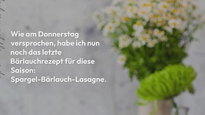 Spargel-Bärlauch-Lasagne spargelzeit