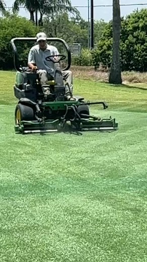 📣 Paspalum grass project update: We recently mowed the new grass as one of the last steps before the holes re-open. Come check it out Friday! 🌱⛳️ #SPIGolf #SPIGC #VisitLagunaVista | South Padre Island Golf Club & Resort