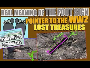 DECODING FOOT PRINTS SIGN FOR YAMASHITA TREASURES WITH GPS COORDINATES