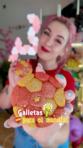 Galletas para la final 💛❤️ #recetaspostres #receta