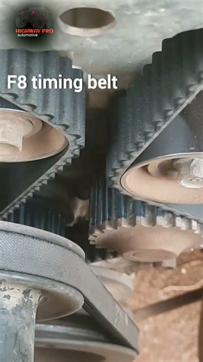 F8 timing belt layout #truck #automotive