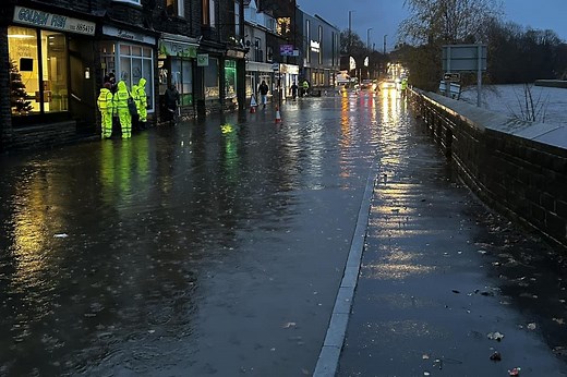 More major Calderdale routes become 'impassable' as flooding hits towns and villages