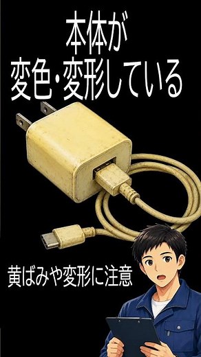 ⚠️見逃すと危険…充電器の危険なサイン3選 #火災予防 #安全機能 #くらし保安員