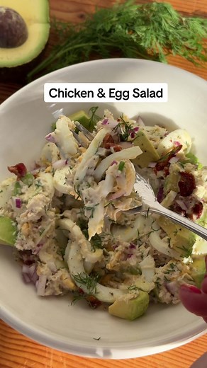 Delicious Chicken & Egg Salad for a Protein-Packed Meal