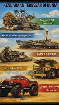Inilah 5 Kendaraan terbesar di dunia