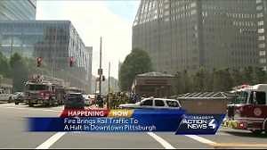 Light rail service restored after electrical fire