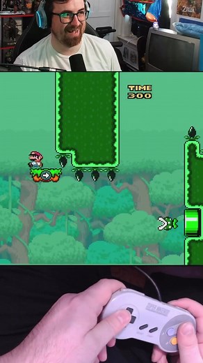 He got me good earlier #supermarioworld #mario #donaldwd518 #gaming #snes