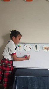 Greeshma | Kids Letters Writing & Pictures Identification Activity – Rise Play School, Kakinada