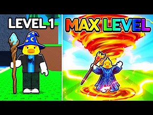 I Went from Noob to ULTRA WIZARD in Roblox Simple Spells!