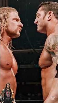 Triple H vs Batista: The Ultimate Rivalry 🥊 | WWE Classic Moments #viral #shortsfeed #shorts