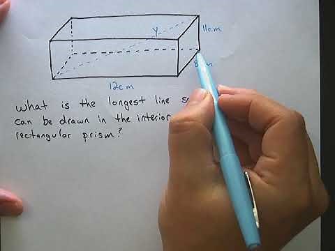 MATH: Find Longest Line Segment in a Right Rectangular Prism