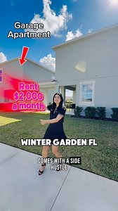 Brand-new homes for sale in Winter Garden Florida just 25 minutes from Disney — now with garage apartments built in. These new construction Orlando-area homes offer: • Rental income potential • Private guest suite • Resort-style community • Easy access to Downtown Winter Garden & theme parks Perfect for relocating to Florida, investors, or anyone who wants their home to work smarter. 💬 Comment GARAGE for pricing & availability #WinterGardenHomes #OrlandoRealEstate #NewConstructionFlorida #Disne