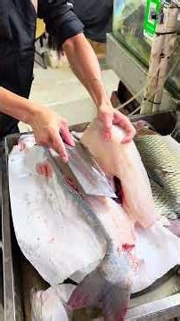 Masterful Fish Filleting Skills: From Whole Fish to Sashimi #walleyefishing