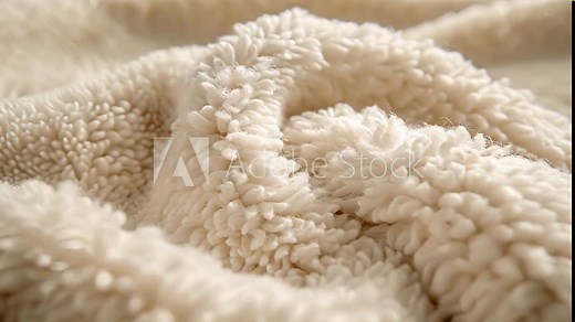 Luxurious texture This closeup image reveals the fine details of the fleece material highlighting its luxurious and highquality texture.