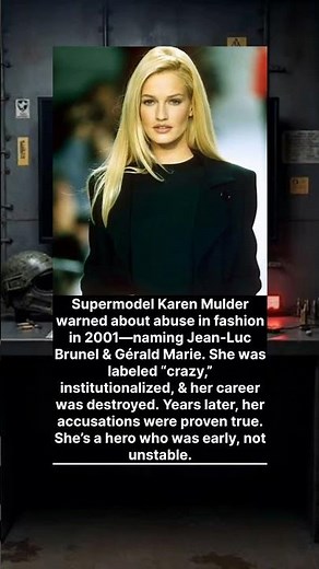 Karen Mulder: The original Epstein whistleblower who was silenced & institutionalized ⚖️✨