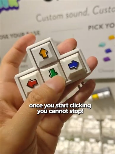 Once you start clicking… you cannot stop. Come build your own fidget clicker with us at ARTBOX 2026 ✨ Pick your switches, keycaps, and keychain: assemble your own mini clicker and bring it everywhere with you. 📍 Expo Hall 3 📅 3–5 April & 10–12 April Warning: Very addictive. #clicker #keychain #keyboard #custom #gift